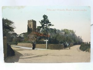 Filby & Ormesby Roads Caister on Sea Norfolk   Vintage Postcard c1905