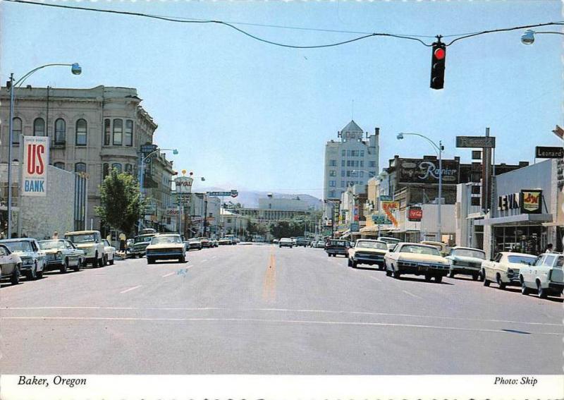 Oregon  Baker    Main Street , US Bank, Levi S and H Green Stamps