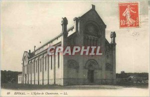 Old Postcard Epinal The Church of Chantraine