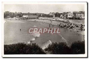 Old Postcard Royan Pontaillac Ch Inf The Beach