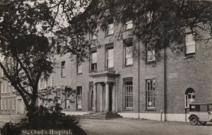 St Saint Chads Chad's Hospital Birmingham Real Photo Old Postcard