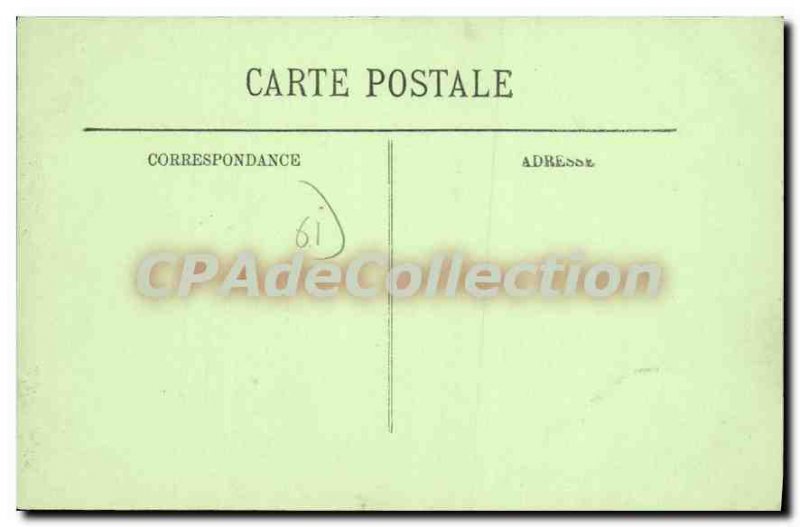 Old Postcard Argentan Panoramic