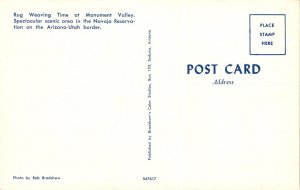 Monument Valley, Arizona-Utah border, Navajo Reservation, sandstone Postcard