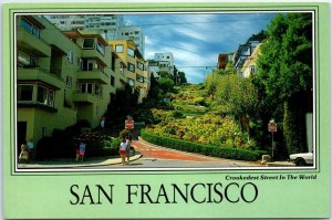 Lombard Street, The Crookedest Street in the World - San Francisco, California