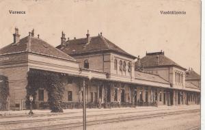 B78880 vrsac versecz train station serbia  front/back image
