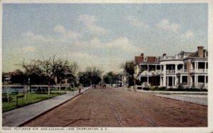 Rutledge Ave. and Colonial Lake - Charleston, South Carolina