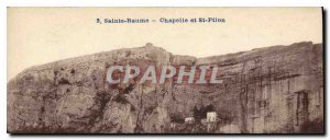 Old Postcard La Sainte Baume Chapel and St Pilon