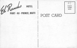 El Rancho Hotel Haiti Postcard