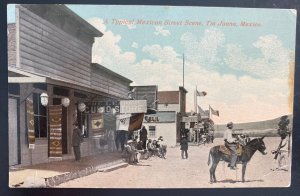 Mint Color Picture Postcard A Typical Mexican Street Tijuana Mexico