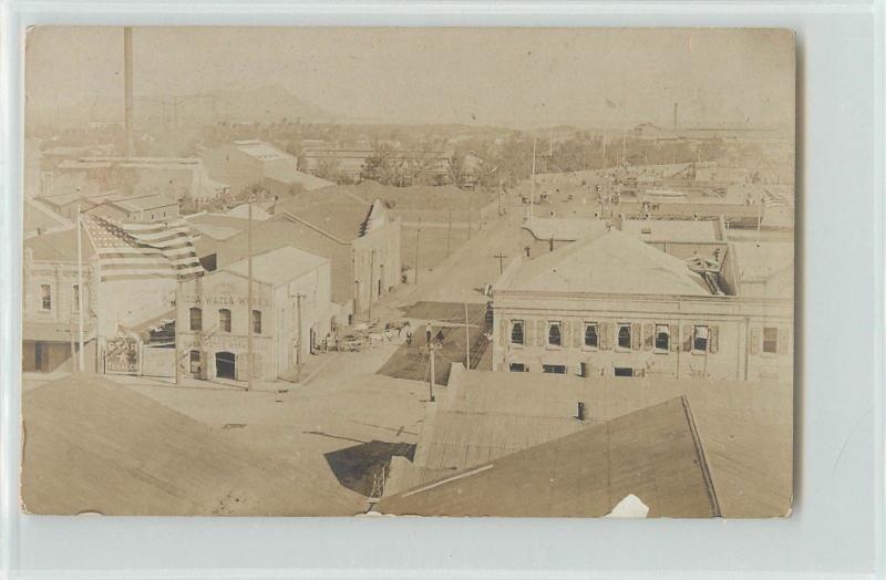 Early RPPC Honolulu HI Soda Water Works Building & Street Scene Horsedrawn