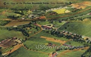 View of Purina Research Farm in Gray Summit, Missouri