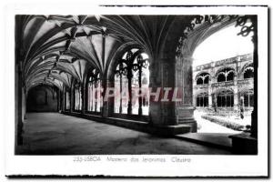  ANSICHTSKARTEN Lissabon Masteiro von Jeronimos Claustro