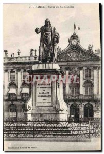 Old Postcard Nancy Statue of King Stanislas