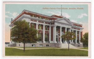 Court House Arcadia Florida 1920s postcard