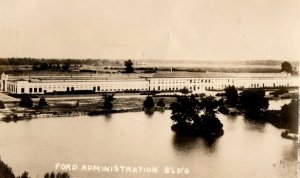 C.1910 Ford Administration Building Dearborn MI RPPC Real Photo Postcard P217