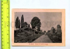 256258 ITALY ROME Appian Way Roman Tombs Vintage POSTER
