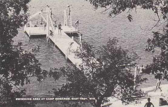 Wisconsin East Troy Swimming Area At Camp Edwards Artvue