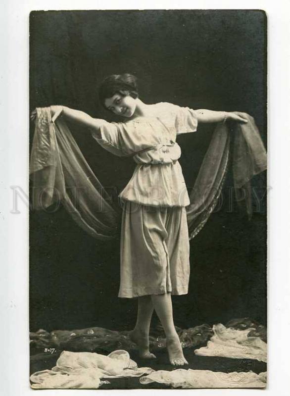 251078 Vera FOKINA Russian BALLET Dancer as DUNCAN old PHOTO