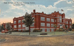 H71/ La Crosse Wisconsin Postcard c1910 High School Manual Training 42