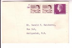 Canada Postal Stationery Elizabeth II 3 Cents Stamps Added to Prepaid Postcar...