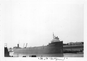 J56/ Snapshot Photograph Photo c1940s Great Lakes Ship W.H. McGean 52