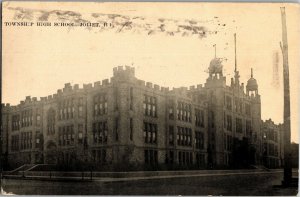 Township High School, Joliet IL c1910 Vintage Postcard R06