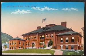 Vintage Postcard 1937 Berlin High School, Berlin, New Hampshire (NH)