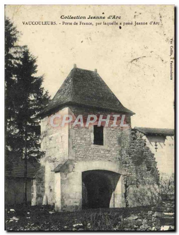 Old Postcard Vaucouleurs Porte de France By which has spent Joan & # 39Arc