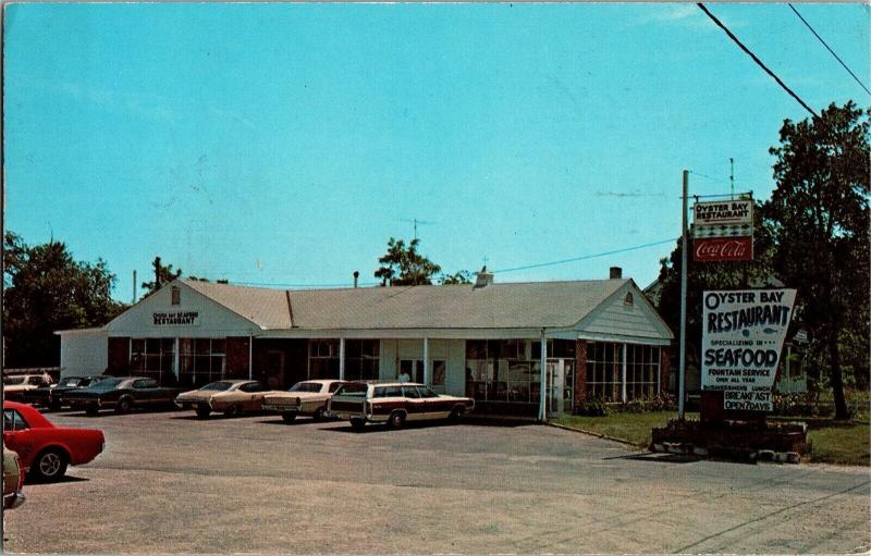 Oyster Bay Restaurant Route 9 Forked River NJ Vintage Postcard P05