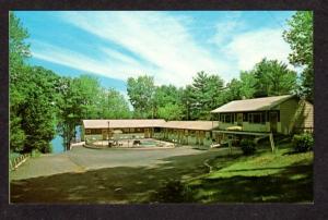 NY Lake N Pines Motel Lake Otsego nr Cooperstown, NEW YORK Postcard PC