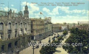 Parque Central, Teatro Nacional Habana Republic of Cuba Unused 