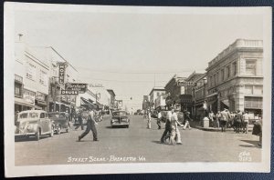 Mint Usa Real Picture Postcard Street Scene Bremerton Washington