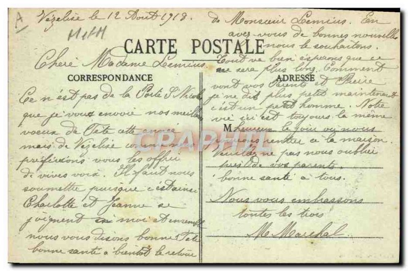Old Postcard Velize Police