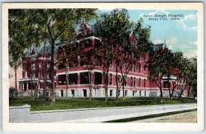 c1910s Sioux City IA Saint Joseph Hospital League Shut-In Sodalists History A198