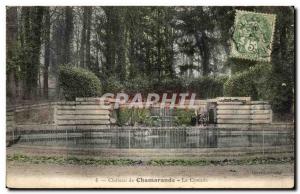 Chateau de Chamarande - Cascade - Old Postcard