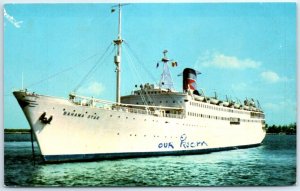 Postcard - S/S Bahama Star, Eastern Steamship Corp - Miami, Florida