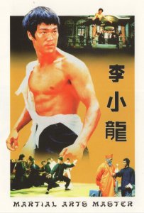 Bruce Lee Martial Arts Master Karate Kung Fu Rare Postcard