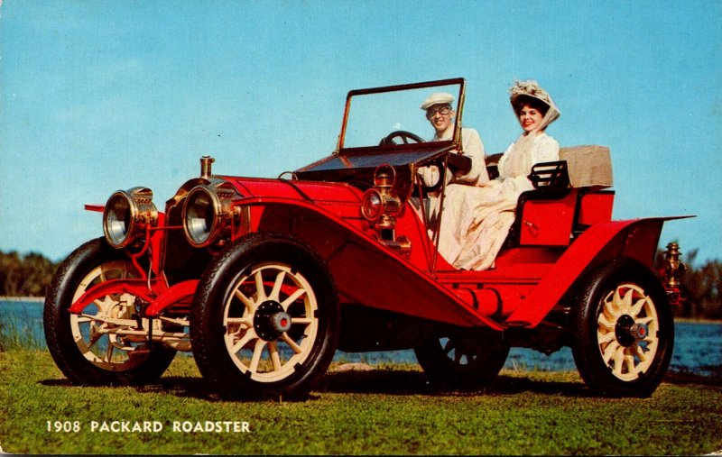 Vintage Car 1908 Packard Roadster Model 30 With Mother-In-Law Seat