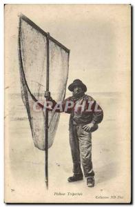 Postcard Old Fishing Fisherman Treportais