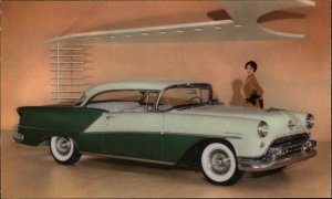 1954 Oldsmobile Ninety-Eight Holiday Coupe Advertising Vintage Postcard