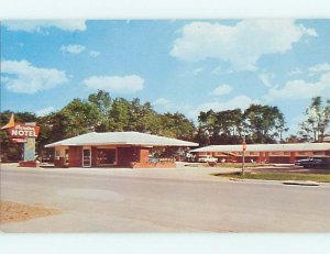 Unused Pre-1980 OLD CARS & GARDEN MOTEL Garden City Kansas KS u1347