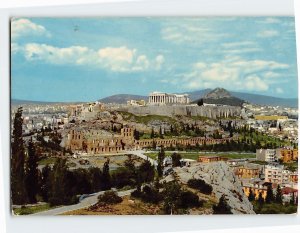 Postcard View of the Acropolis, Athens, Greece