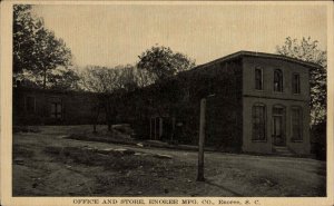 Enoree South Carolina SC Mfg Co Factory c1910 Postcard Spartanburg County