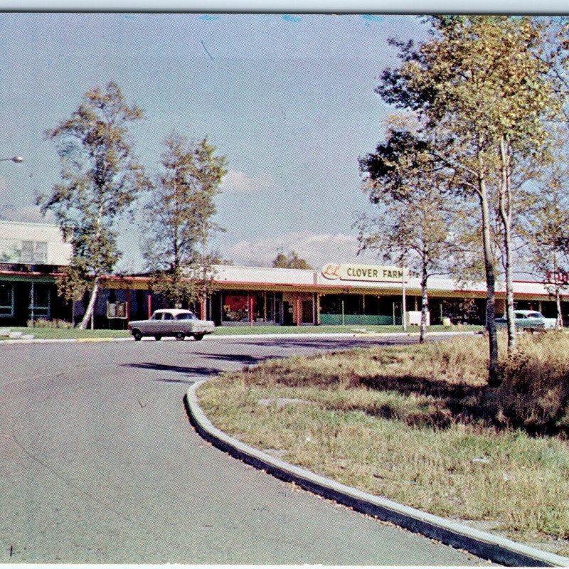 c1950s Terrace Bay, Ontario, Canada Shopping Center Chrome Photo PC Market A152
