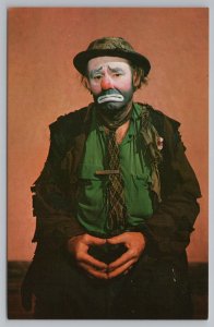 Theme Park & Expo~Emmet Kelly As Weary Willie~Famous Clown~Vintage Postcard 
