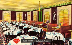 CHICAGO, IL Illinois  GUEY SAM'S CHINESE RESTAURANT~Interior  ROADSIDE  Postcard