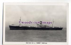 cb0916 - Federal Steam Nav Cargo Ship - Dorset - postcard plain back