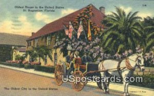 Oldest House in the US - St Augustine, Florida FL