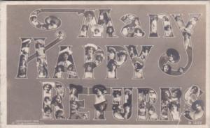 Greetings Many Happy Returns 1915