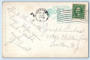 1920 Wilmington Delaware Vintage Postcard High School Exterior Building Posted